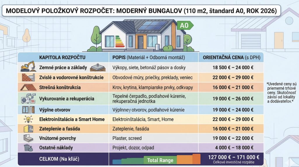 cena stavby domu svojpomocne 2026