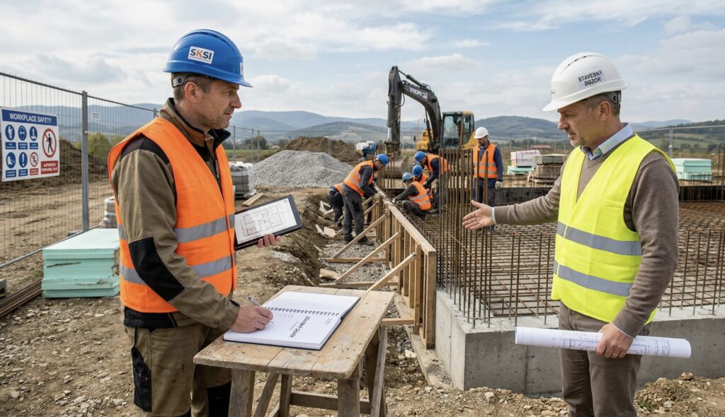 Stavebný dozor a stavbyvedúci: Aký je rozdiel a koho potrebujete na stavbe?
