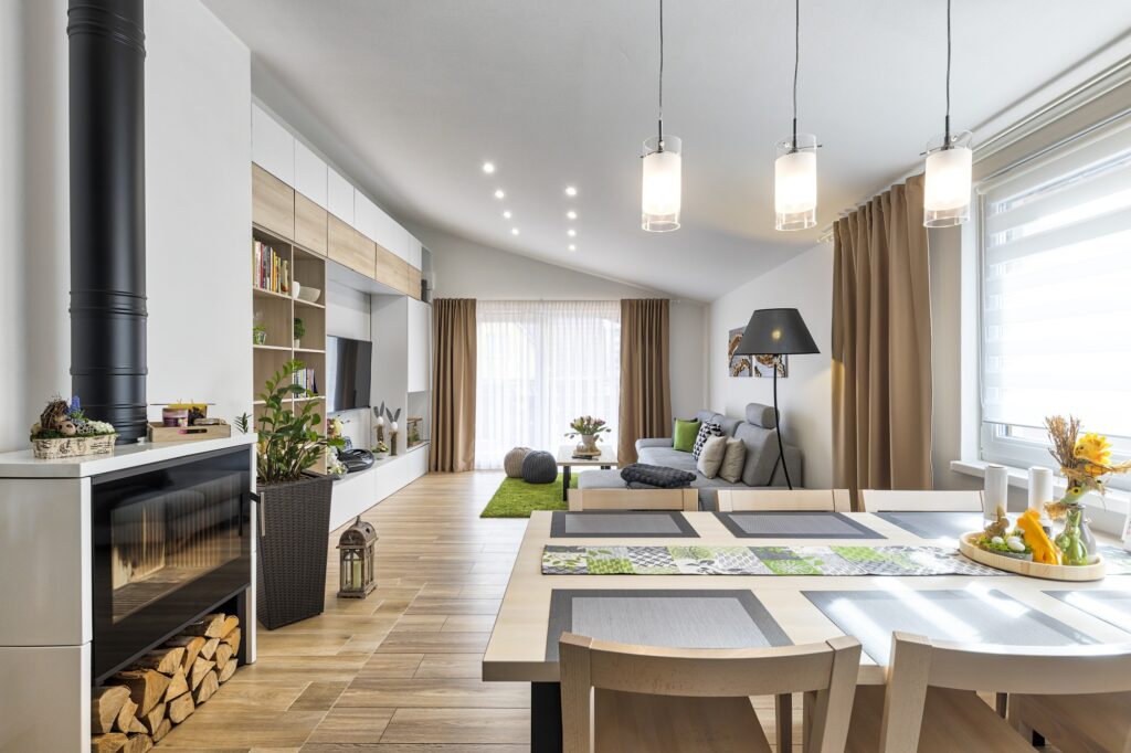 moderný interiér - dom snov zariadený, interiérový dizajn